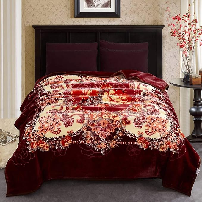 1 Ply Super Soft Double Mink Thick Warm Bed Blanket