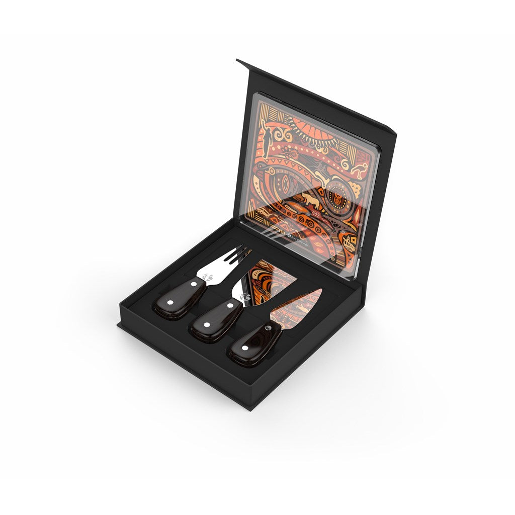 Andy Cartwright "I am South African" Cheese Set-Cheese Sets-corporate gift ideas for employees-branded corporate gifts | corporate gifts south africa | Just Brand