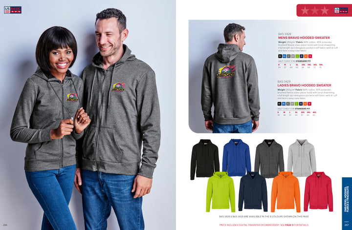 Ladies Bravo Hooded Sweater | Corporate Clothing | Just Brand
