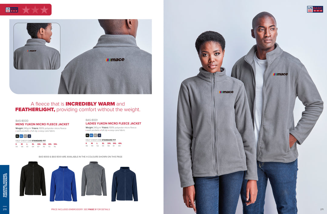 Ladies Yukon Micro Fleece Jacket | Corporate Clothing | Just Brand