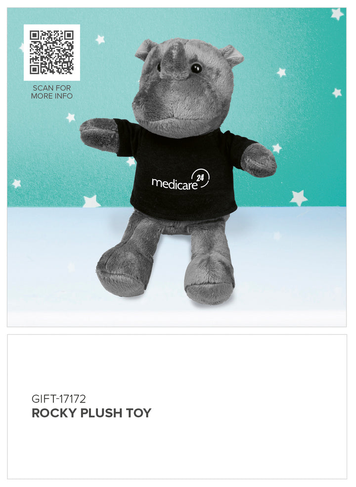 Rocky Plush Toy-Plush Toys-corporate gift ideas for employees-branded corporate gifts | corporate gifts south africa | Just Brand