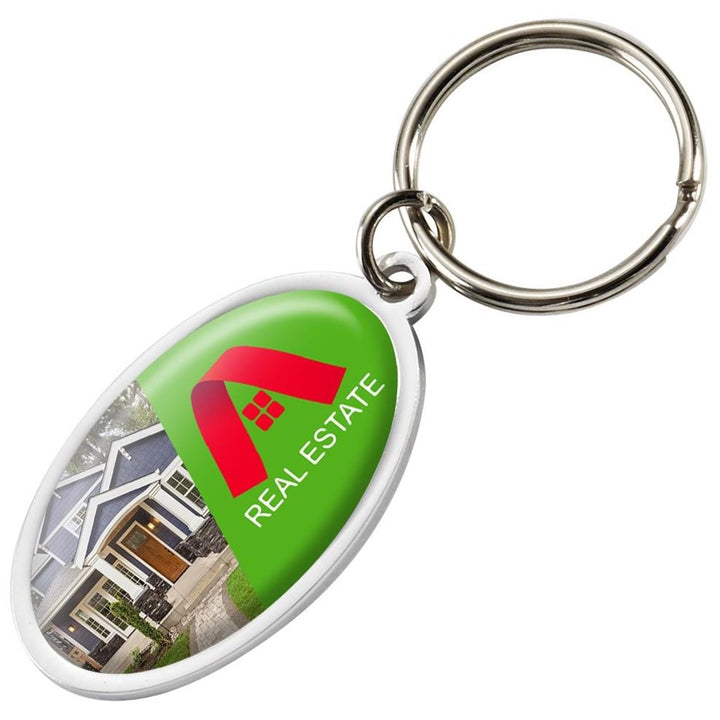 Altitude The Oval Dome Keyholder | Custom Branded & Personalised Corporate Gifts | Just Brand