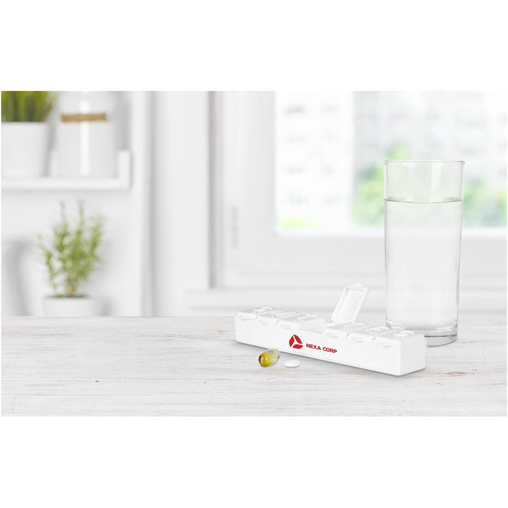 Altitude Emery Weekly Pill Box-Wellness Items-corporate gift ideas for employees-branded corporate gifts | corporate gifts south africa | Just Brand
