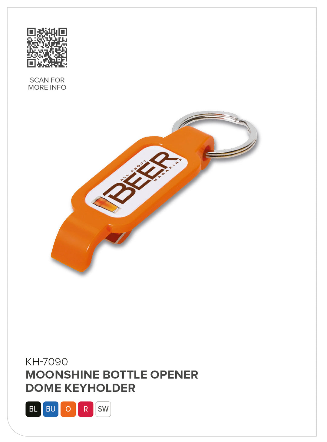 Altitude Moonshine Dome Bottle Opener Keyholder-Keyholders-corporate gift ideas for employees-branded corporate gifts | corporate gifts south africa | Just Brand