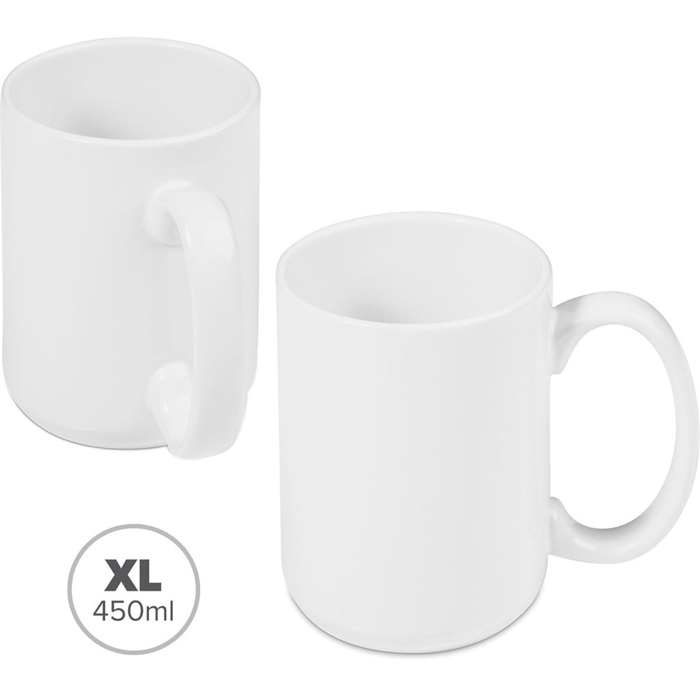 Altitude Super Sublimation Ceramic Coffee Mug - 450ml | custom branded | Just Brand