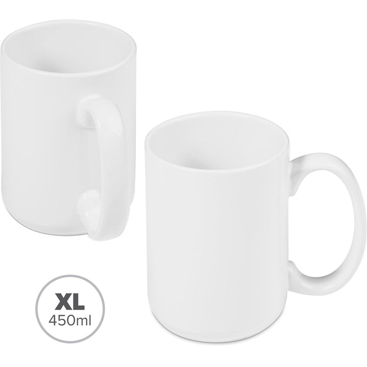 Altitude Super Sublimation Ceramic Coffee Mug - 450ml | custom branded | Just Brand