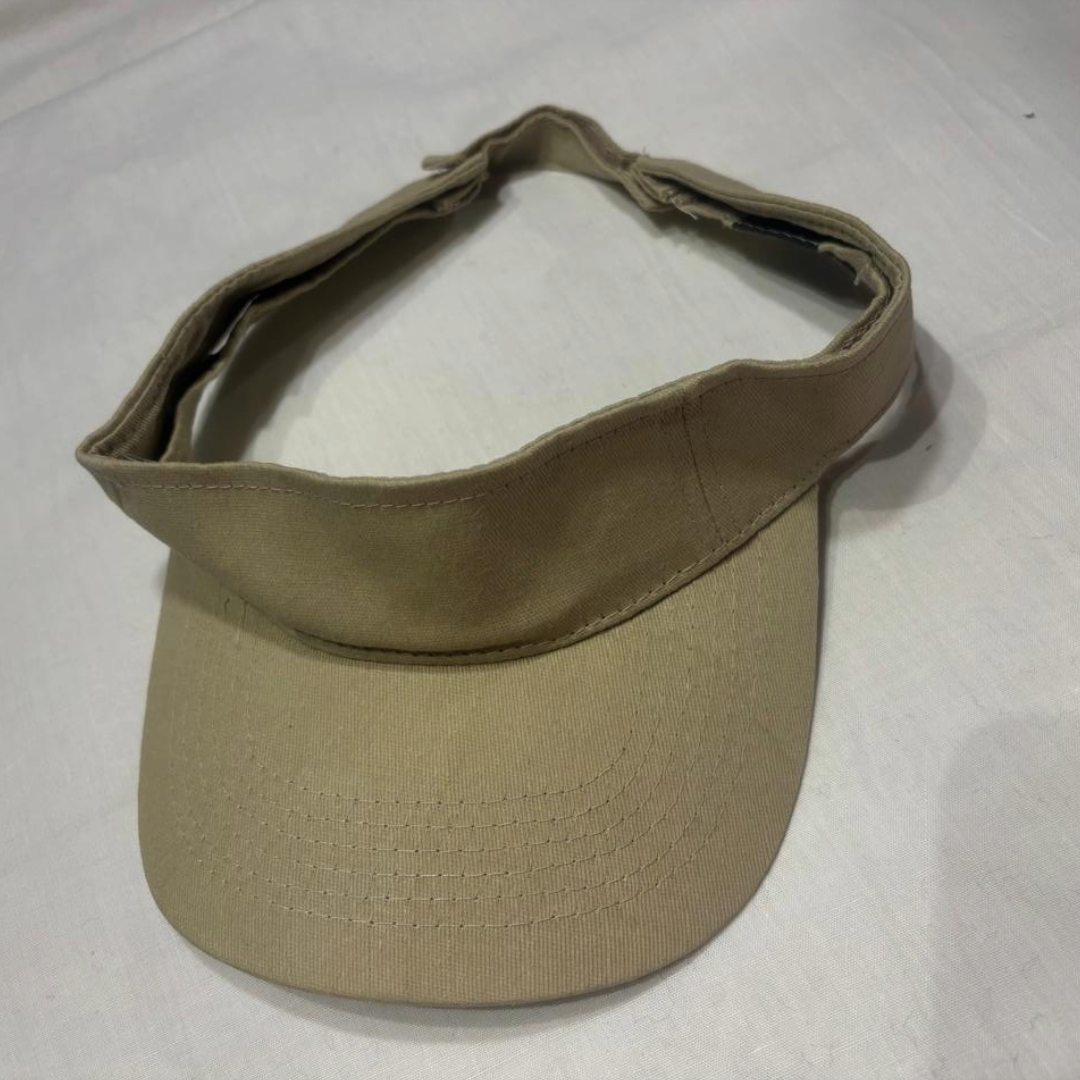 Sunvisor Khaki | Custom Branded & Personalised Caps | Just Brand
