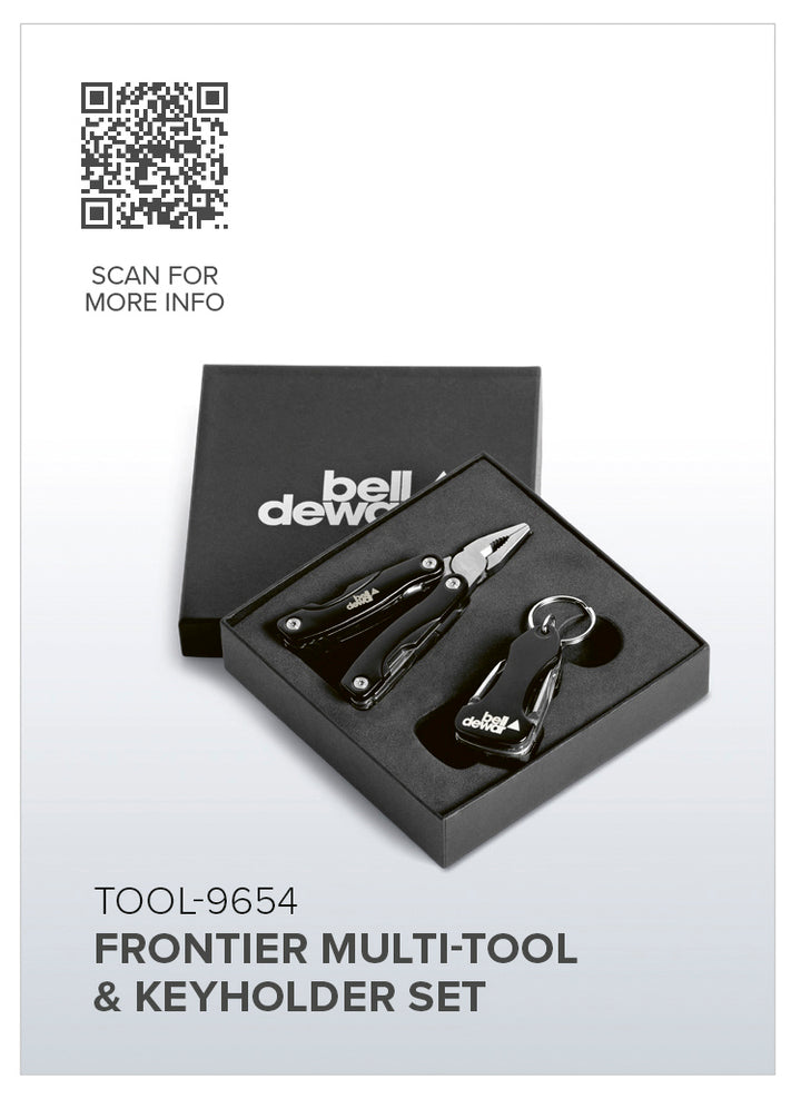 Frontier Multi-Tool & Keyholder Set | Custom Branded & Personalised Corporate Gifts | Just Brand
