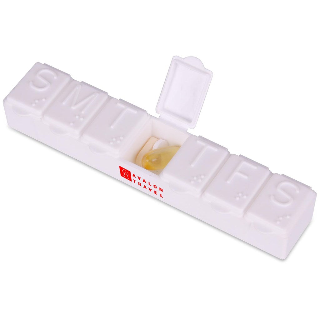 Altitude Emery Weekly Pill Box-Wellness Items-corporate gift ideas for employees-branded corporate gifts | corporate gifts south africa | Just Brand