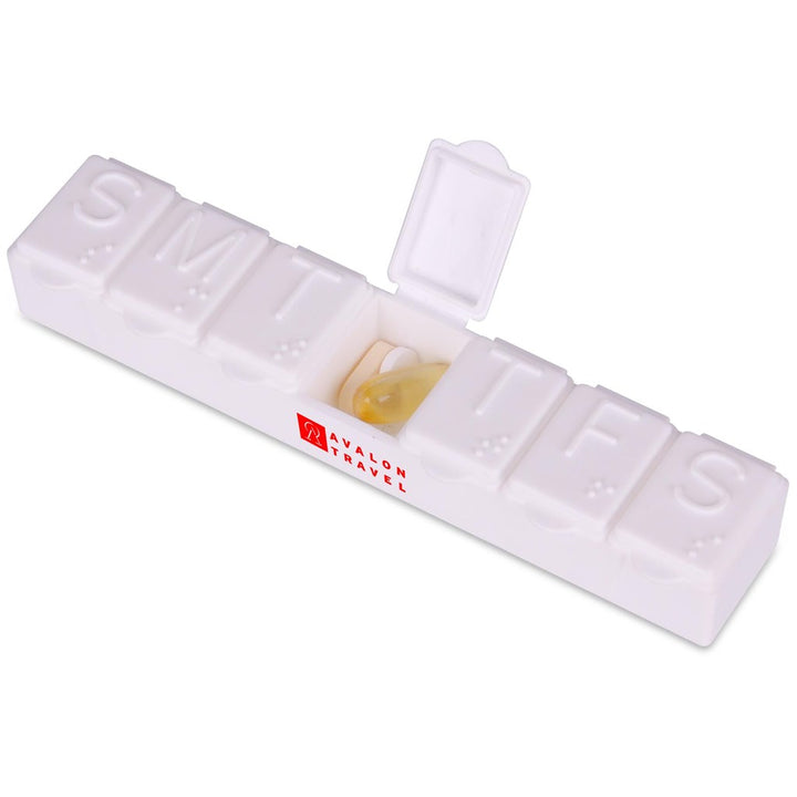 Altitude Emery Weekly Pill Box-Wellness Items-corporate gift ideas for employees-branded corporate gifts | corporate gifts south africa | Just Brand