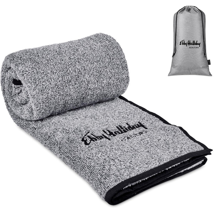 Serendipio Tranquil Sherpa Fleece Blanket-Fleece Blankets-corporate gift ideas for employees-branded corporate gifts | corporate gifts south africa | Just Brand