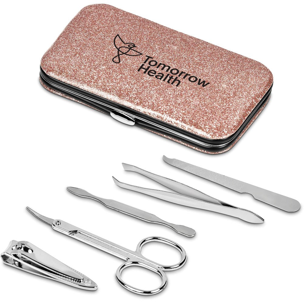 Sparkle 5-Piece Manicure Set-Personal Care Products-corporate gift ideas for employees-branded corporate gifts | corporate gifts south africa | Just Brand