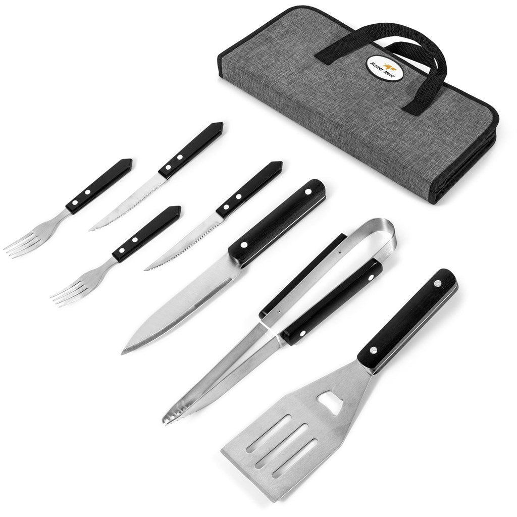 US Basic Greyston 7-Piece Braai Set-Braai Sets-corporate gift ideas for employees-branded corporate gifts | corporate gifts south africa | Just Brand