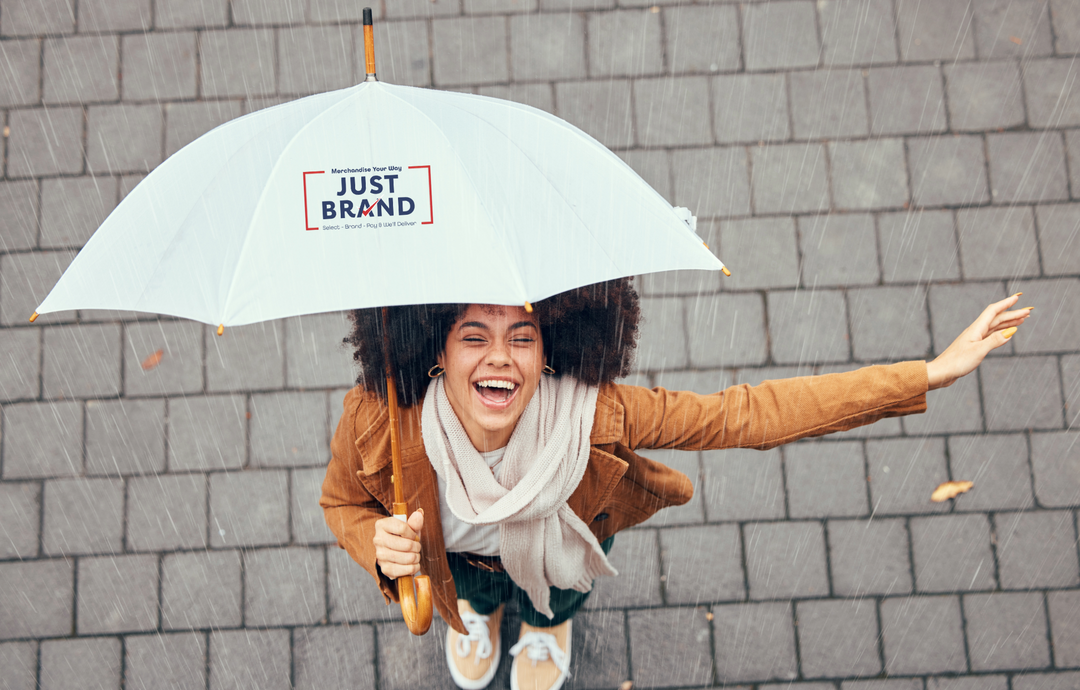A branded promotional umbrella - Umbrella - beach umbrella