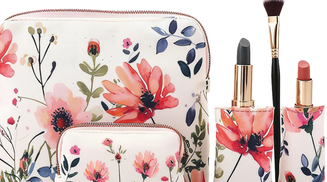 A flowery make up set - gift sets for her - gifts for her
