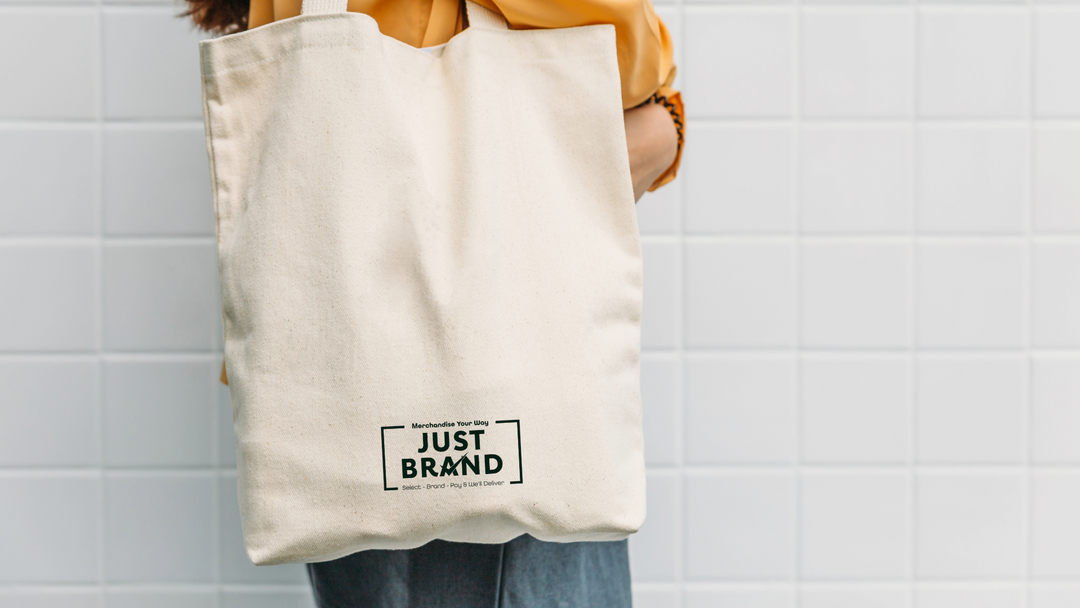 Bag branded with Just Brand logo - Branded bags - Bags