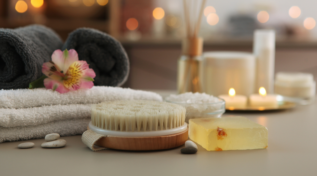 Beautifully displayed bath set - bathroom sets - Gift 