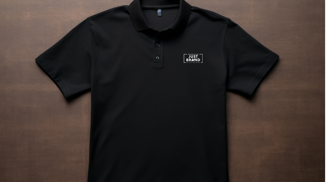 Branded Black golf shirt - Apparel - apparel clothing