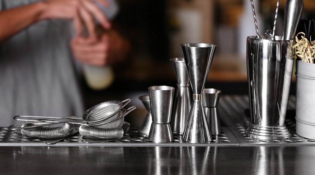 Cocktail tools on bar - bar accessories - bar accessories south africa