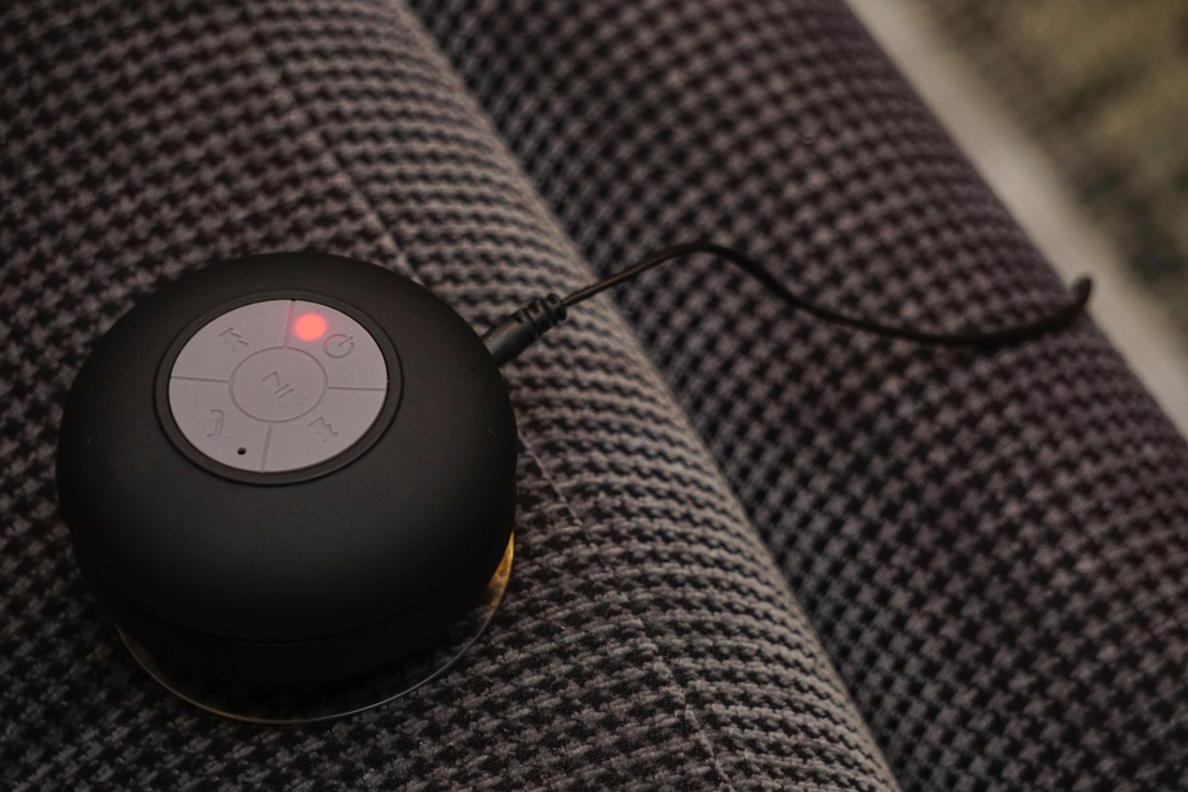 Just Brand - Bluetooth Speaker that is plugged in. 
