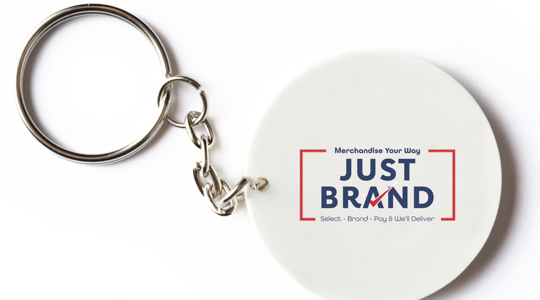 Just Brand Keyring - personalised key ring - custom keyrings