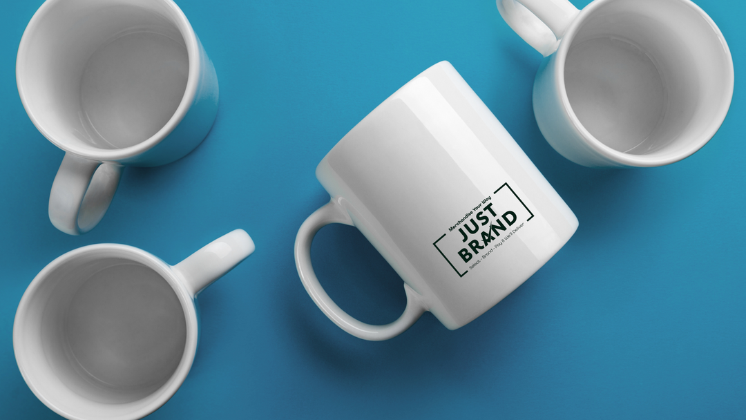 Just Brand logo on mug - Branded mugs - Mugs