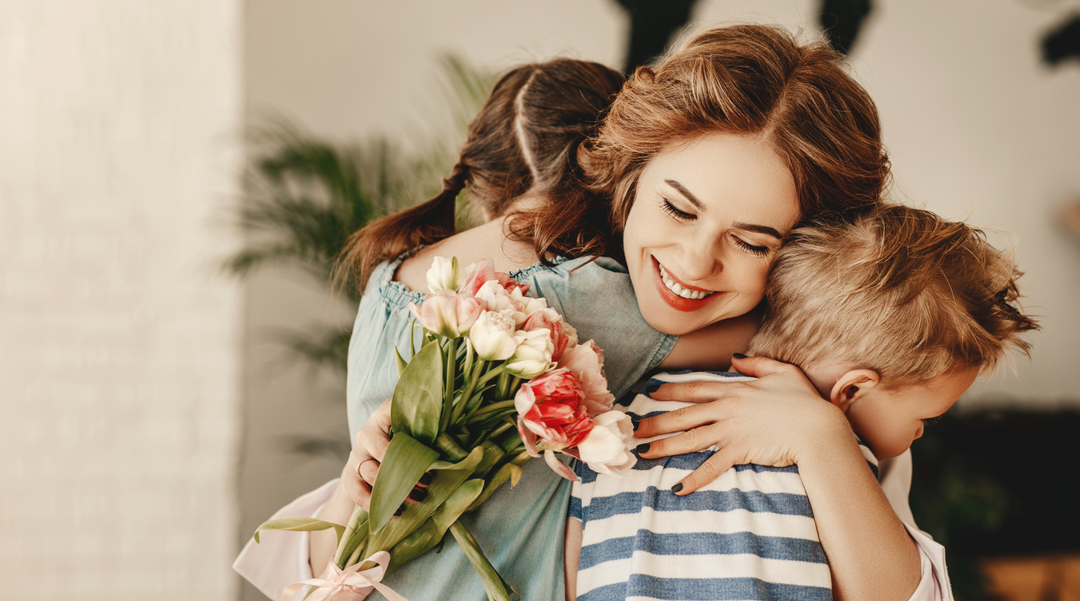 Mother hugging her children - mother's day gifts - mother's day gifts south africa