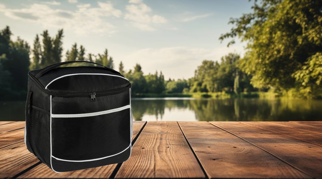 vRiverbank Cooler on deck - picnic cooler bag - cooler bag