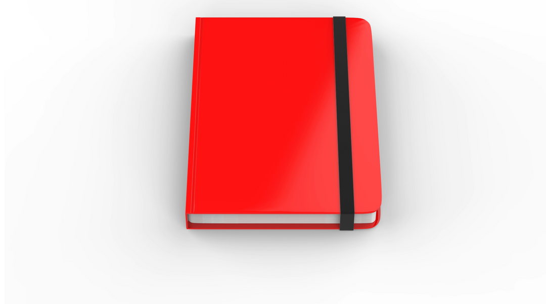 Simple red A5 notebook - Notebook - a5 notebook