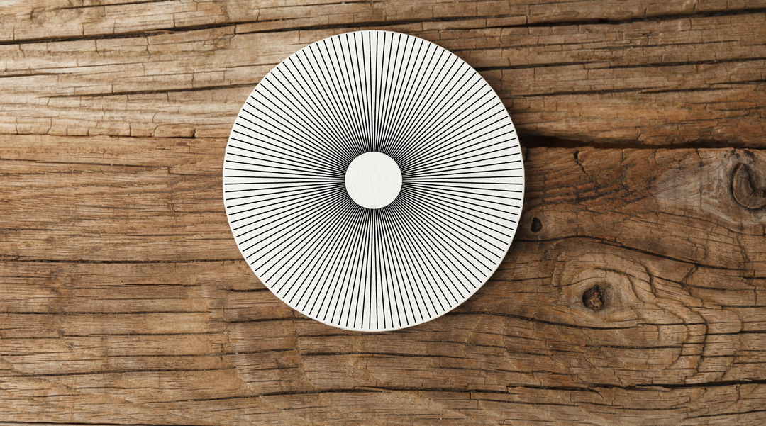 Sublimated coaster with line pattern - Coaster - bar accessories