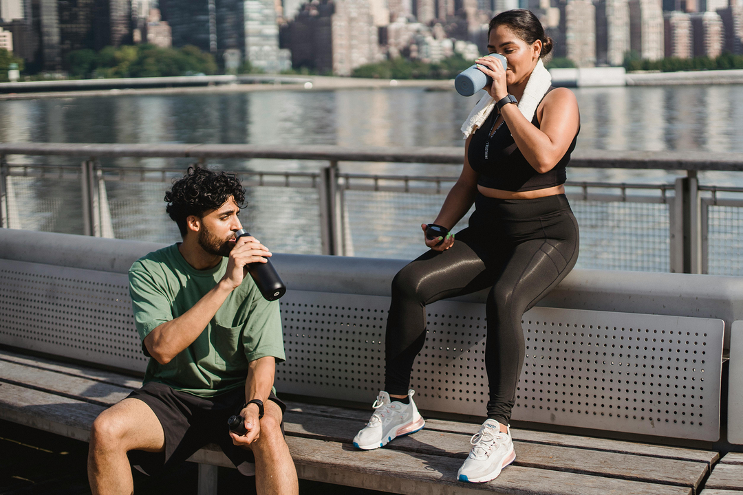 Sustainable water bottles in use - eco friendly water bottles - advantages of eco friendly products