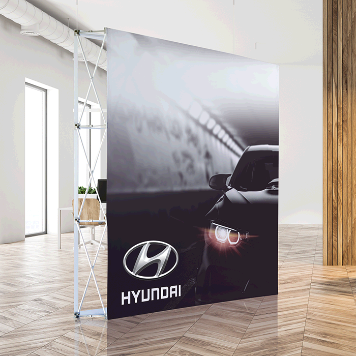 Wall banner with branding - wall banner - Banner