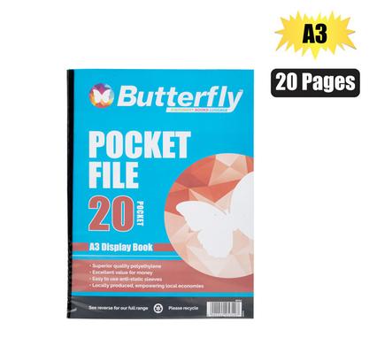 Butterfly File Display-Book Pl A3 20-Page