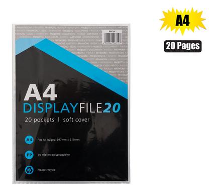Butterfly File Display-Book Pl A4 20-Page