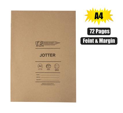 Marlin Book Soft-Cover A4 72Pg Jotter F/M