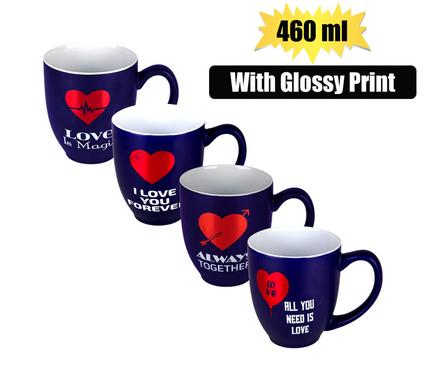 Mug Occasions Love With Glossy Print 460ml