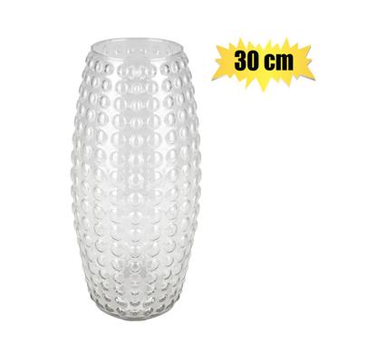 Vase Glass Bubble 30cm
