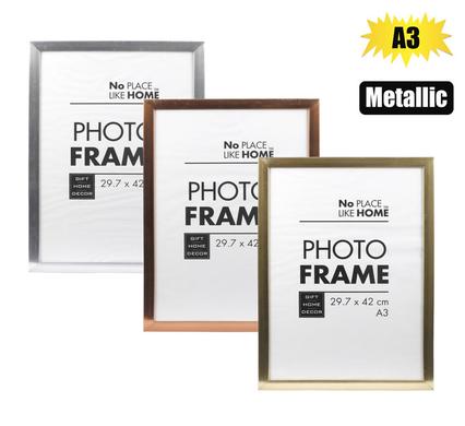 No Place Like Home Picture-Frame Pl Metallic A3 Cert Assorted