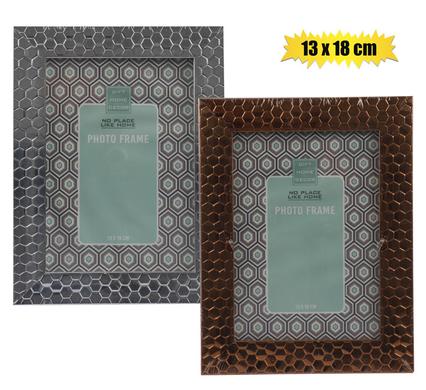 Picture Frame Pl Metallic 13X18cm Assorted