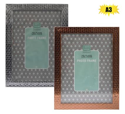 Picture Frame Pl Metallic Cert A3 Assorted