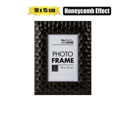 No Place Like Home Picture Frame Honeycomb Effect 10X15cm