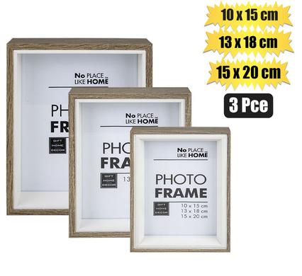 No Place Like Home Picture-Frame Mdf 3Pce