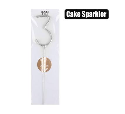 Holly & Ivy Candle Birthday Sparkles Number-3