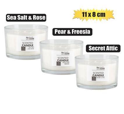 No Place Like Home Candle In Glass Round 11X8cm Scented