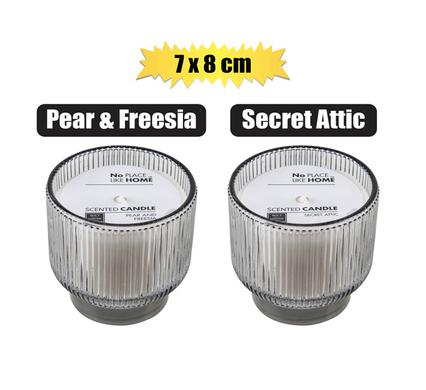 No Place Like Home Candle In Glass Grey 7X8Ccm Scented