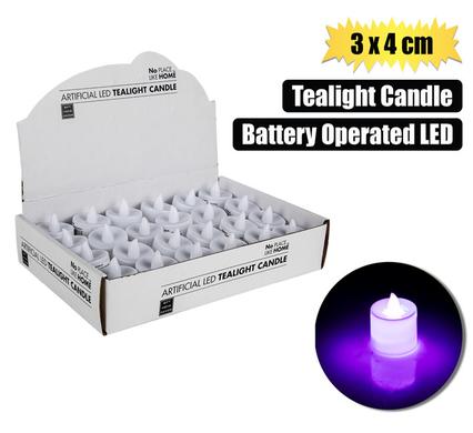 Crazy Party Candle Artificial LED Tealight B/O 3X4cm