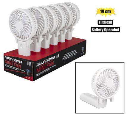 Daily Power Fan Mini 19cm With Tilt Head
