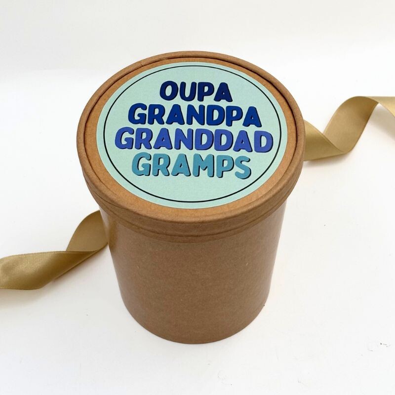 Oupa, Grandpa, Gramps Gift Tub