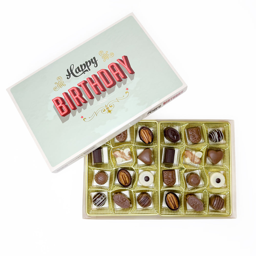 Geldhof Happy Birthday Chocolate Gift Box (330g)