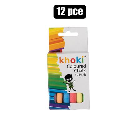Khoki Chalk Coloured 12Pce